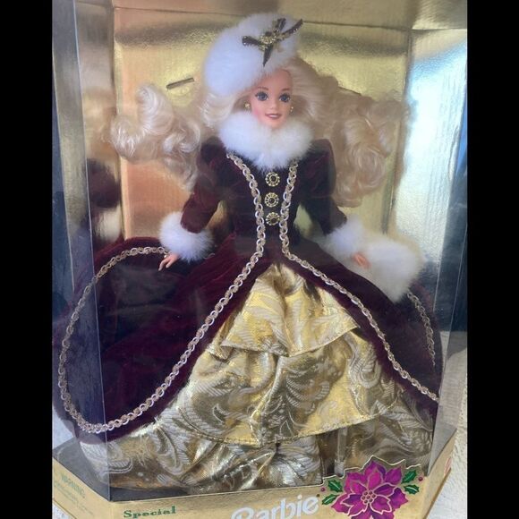 1996 Barbie HAPPY HOLIDAYS BARBIE Vintage NIB - Picture 2 of 5